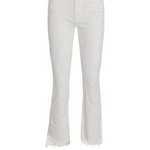 [MOTHER] The Insider Crop Step Frayed Jeans